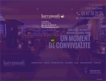 Tablet Screenshot of barramundi.fr